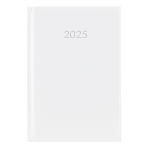 Diář LIBRA denní A5 2025 český - bílá