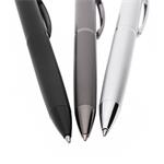 Luxusní kovové kuličkové pero Helena - stříbrná matná