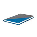 Notes - zápisník DIEGO A5 čtverečkovaný - šedá/modrá