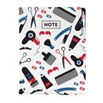 Notes - zápisník KADEŘNICKÝ Barber - DESIGN A4 linkovaný