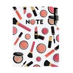 Notes - zápisník KOSMETICKÝ Make up - DESIGN B5 linkovaný