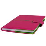 Notes - zápisník MAGNETIC B6 linkovaný - růžová/zelená