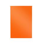 Papírová krabička s víkem typ 2 lepená 180x225 lesklá - oranžová