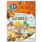 3D omalovánky - Afrika