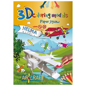 3D omalovánky - Letadlo