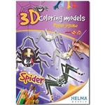 3D omalovánky - Pavouk