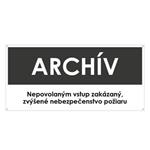 Archív, šedá, plast 2mm s dierkami-190x90mm