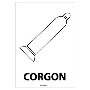 CORGON, Samolepka A5