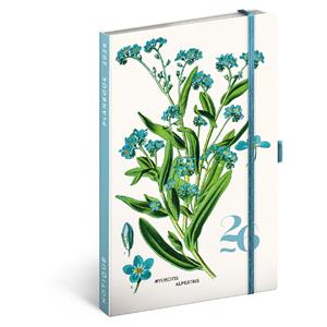 Čtrnáctidenní diář/notes 2026 A5 Herbář