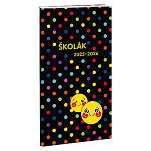 Čtrnáctidenní kapesní diář 2025/2026 školák Smiley