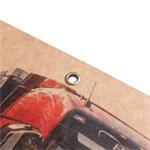 Čtyřměsíční kalendář Kvatro Kraft skládaný český se spirálou 2027 - modrý