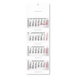 Čtyřměsíční kalendář Kvatro skládaný český 2027 - šedý