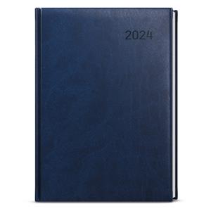 Denní diář 2024 Ctirad Vivella A5 - Modrá