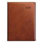 Denní diář 2026 David Vivella A5 - hnědá