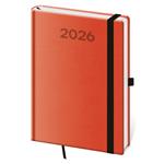Denní diář A5 2026 Print Pop - oranžová