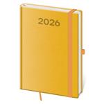 Denní diář A5 2026 Print Pop - žlutá