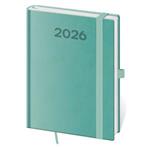 Denní diář B6 2026 Print Pop - světle zelená
