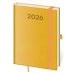 Denní diář B6 2026 Print Pop - žlutá