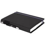 Diář AMOS denní A5 2027 český - černá/modrá gumička