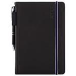 Diář AMOS denní A5 2027 český - černá/modrá gumička