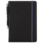 Diář AMOS denní A5 2027 polský - černá/modrá gumička