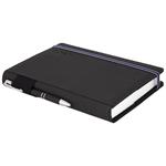 Diář AMOS denní A5 2027 slovenský - černá/modrá gumička