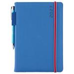 Diář AMOS týdenní A5 2027 polský - modrá/červená gumička