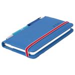 Diář AMOS týdenní kapesní 2027 český - modrá/červená gumička