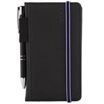 Diář AMOS týdenní kapesní 2027 polský - černá/modrá gumička