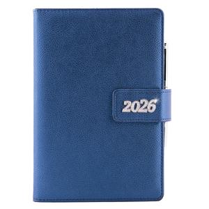 Diář BRILIANT denní A5 2026 český - modrá