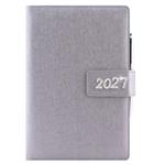 Diář BRILIANT denní A5 2027 slovenský - stříbrná