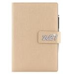 Diář BRILIANT denní B6 2027 polský - zlatá