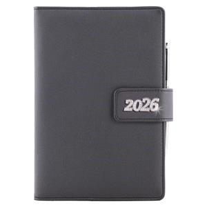Diář BRILIANT týdenní A5 2026 český - černá