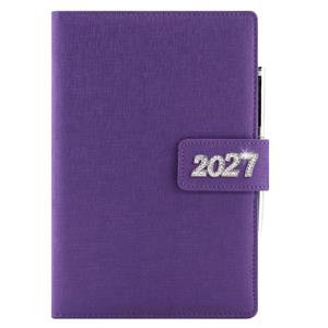 Diář BRILIANT týdenní A5 2027 polský - fialová