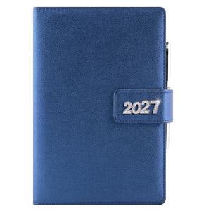 Diář BRILIANT týdenní A5 2027 polský - modrá