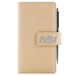 Diář BRILIANT týdenní kapesní 2027 polský - zlatá