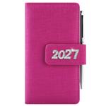 Diář BRILIANT týdenní kapesní 2027 slovenský - růžová
