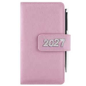 Diář BRILIANT týdenní kapesní 2027 slovenský - světle růžová