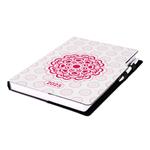 Diář DESIGN denní A4 2025 - Mandala červený