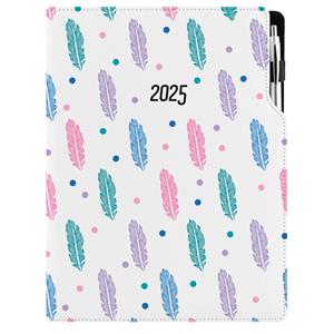 Diář DESIGN denní A4 2025 polský - Pírka