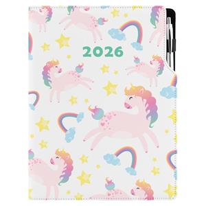 Diář DESIGN denní A4 2026 polský - Unicorn