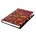 Diář DESIGN denní A4 2027 - bordó - Louka