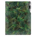 Diář DESIGN denní A4 2027 - černá - Kapradina