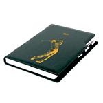 Diář DESIGN denní A4 2027 český - zelená - Golf muž