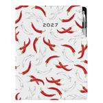Diář DESIGN denní A4 2027 - Chilli