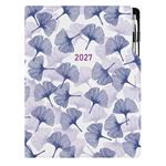Diář DESIGN denní A4 2027 - Ginkgo