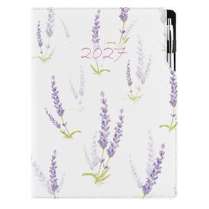 Diář DESIGN denní A4 2027 - Levandule