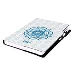 Diář DESIGN denní A4 2027 - Mandala modrá