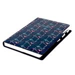 Diář DESIGN denní A4 2027 - modrá - Flamingo