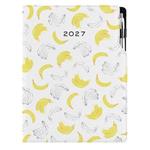 Diář DESIGN denní A4 2027 polský - Banán